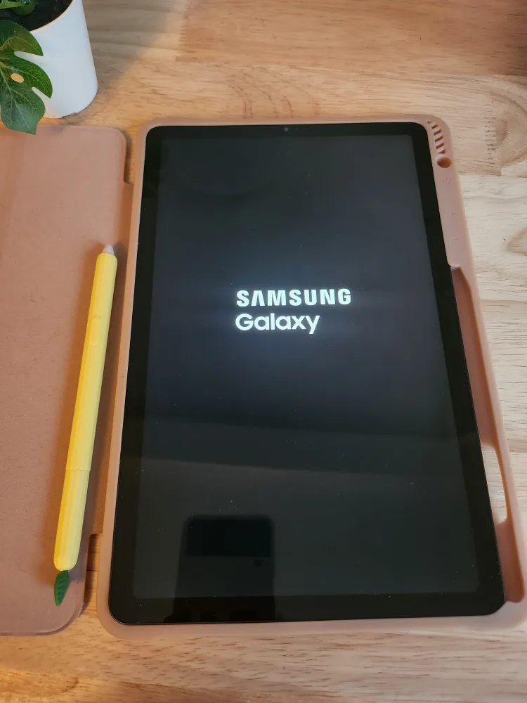 Samsung Galaxy S6 Lite with pink S Pen thumbnail
