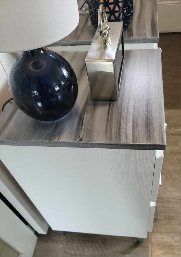 Pair of White 2-Drawer Nightstands - photo 4