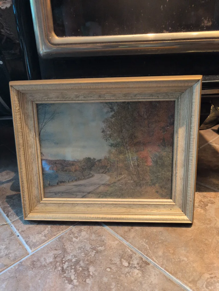 🇨🇦 Vintage Framed Picture thumbnail