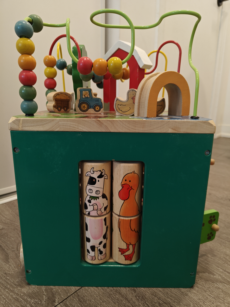 Wooden Activity Cube - photo 3