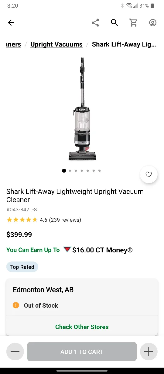 Shark Lift-Away Vacuum with Attachments image indicator(6)