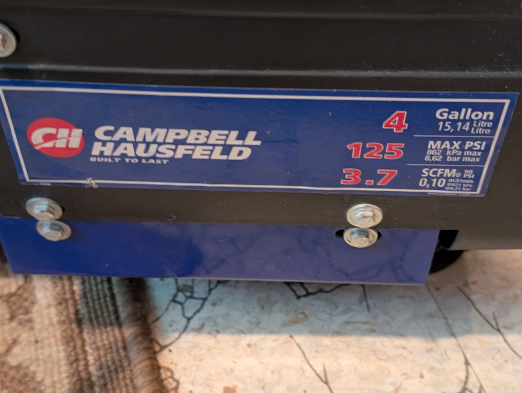 Campbell Hausfeld HL540200 4-Gallon Air Compressor - photo 3