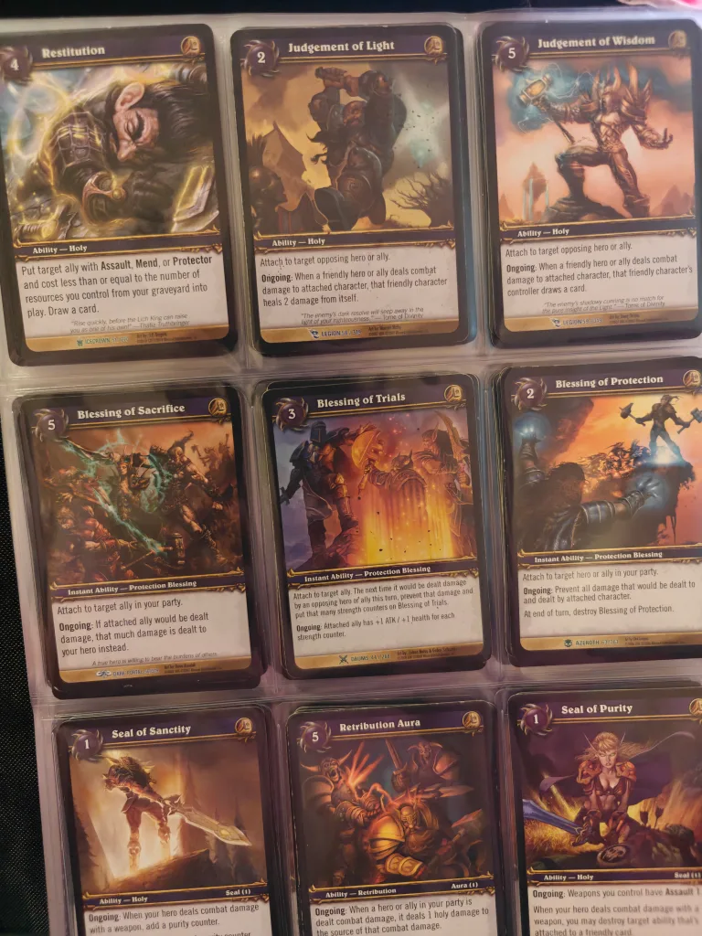 World of Warcraft (Paladin) TCG Cards image indicator(2)