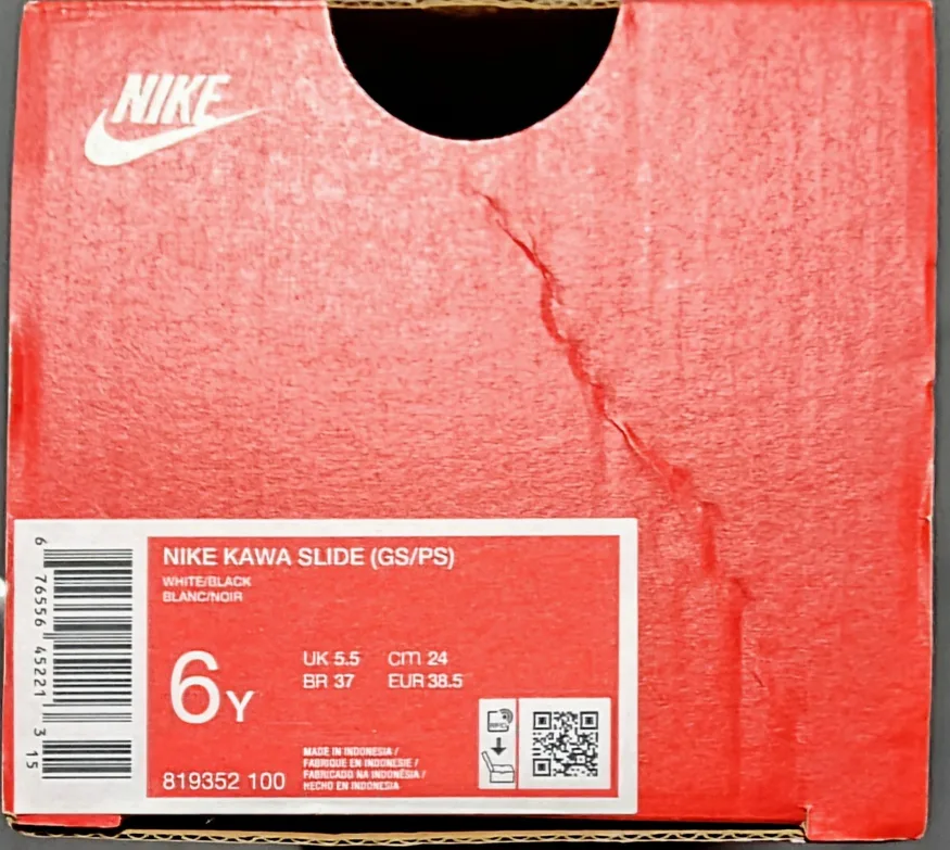 New Nike Kawa Slide (GS/PS) Size 6Y image indicator(4)