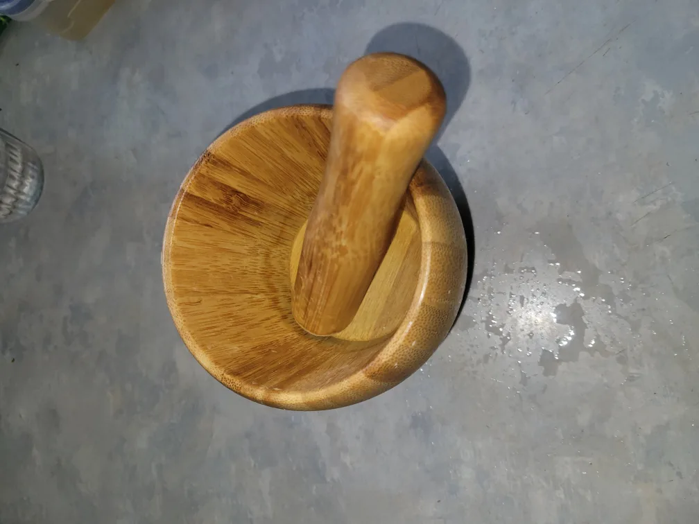Wooden Mortar and Pestle Set thumbnail