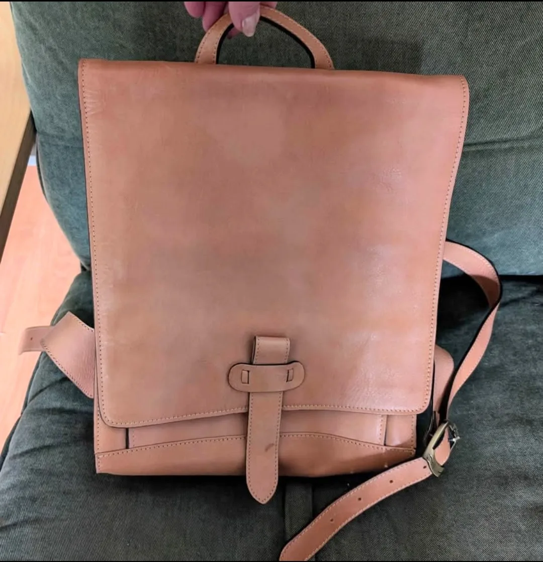 Genuine Italian Leather Backpack image indicator(5)