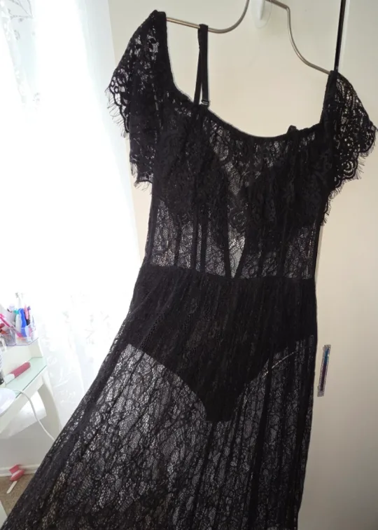 Black Lace Dress image indicator(9)