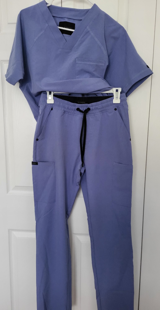 Jaanuu Men's Scrub Set - Periwinkle Blue XS - photo 5