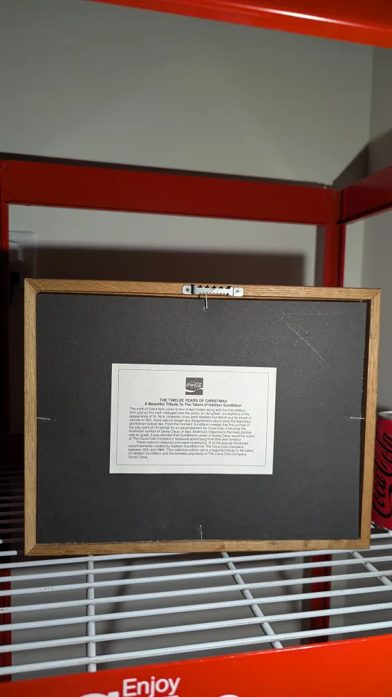 Vintage Coca-Cola Twelve Years of Christmas Framed Pin Set 🇨🇦 image indicator(6)