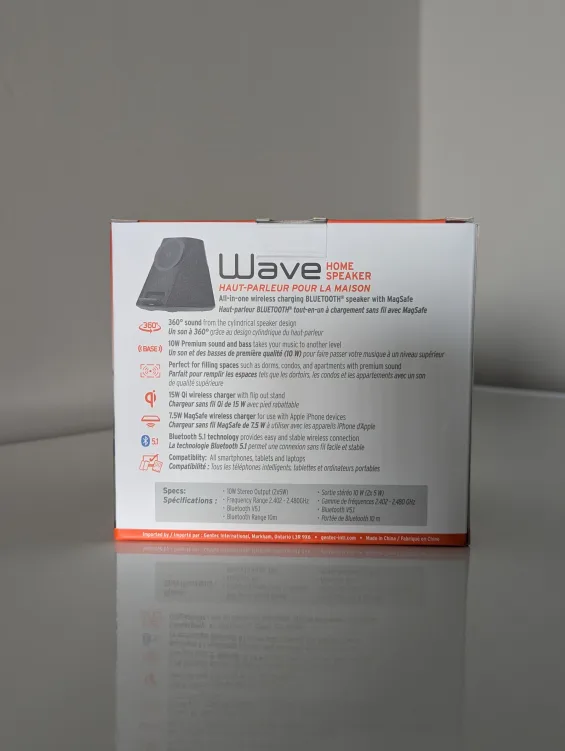 IQ Wave Home Speaker MagSafe Wireless Charger Dock image indicator(5)