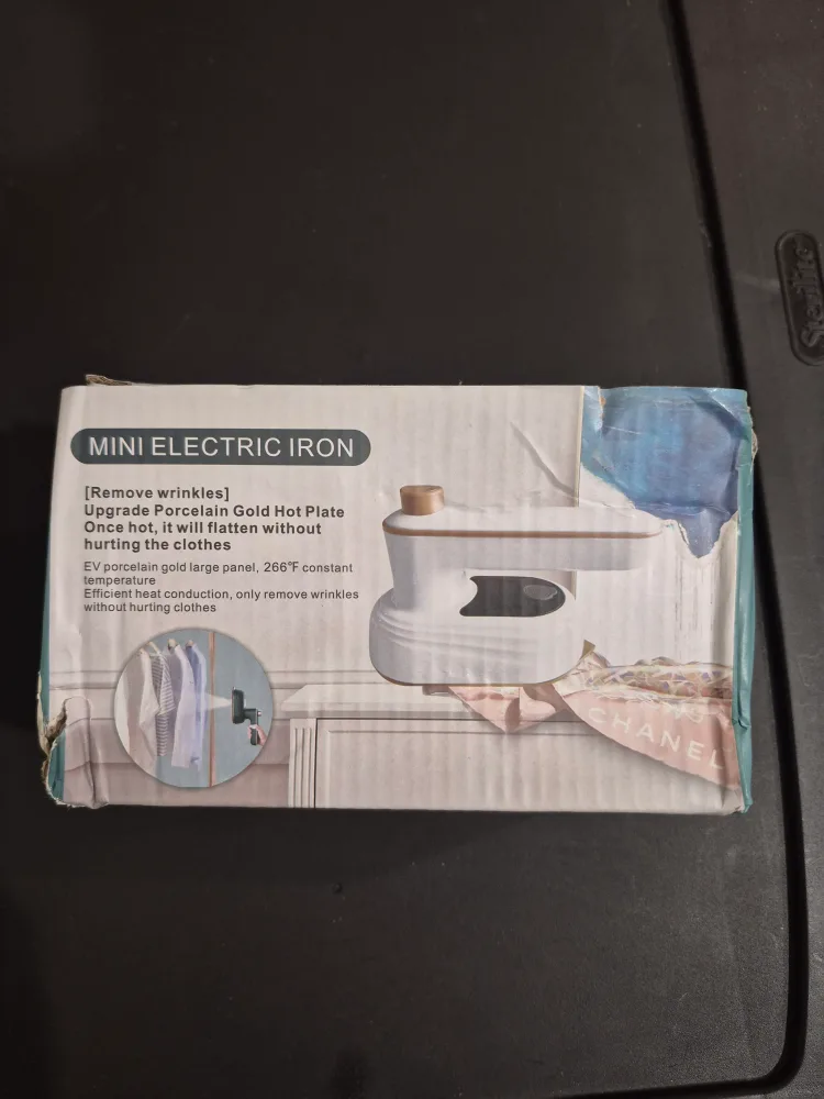 Mini Electric Iron - Portable Wrinkle Remover thumbnail