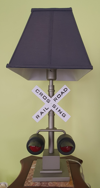 SALE - Pottery Barn Kids Railroad Crossing Base Table Lamp