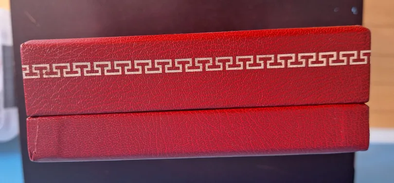 Vintage Lord  Buxton Red Leather Jewelry Box image indicator(6)