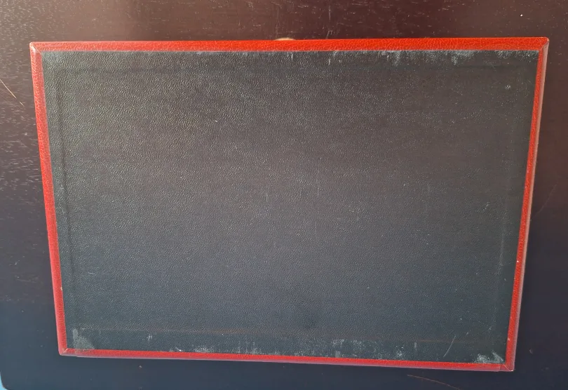 Vintage Lord  Buxton Red Leather Jewelry Box image indicator(7)