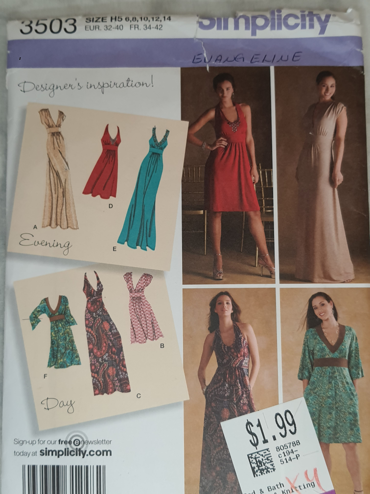 Simplicity 3503 Sewing Pattern - Size 6-14