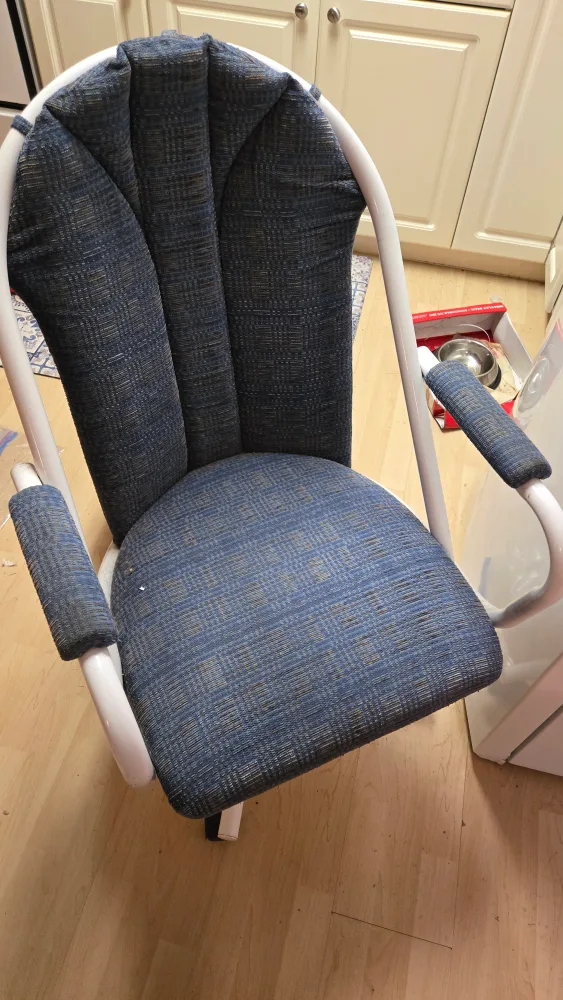 Blue Padded Armchair (Pair) thumbnail