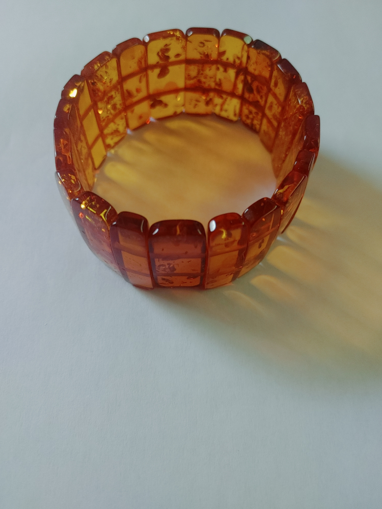 Chunky Baltic Amber stretch bracelet. - photo 2