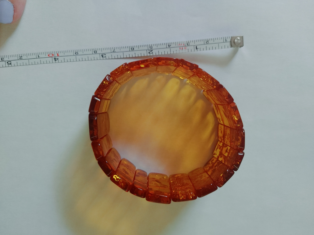 Chunky Baltic Amber stretch bracelet. - photo 4