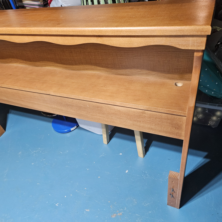 double bed headboard and fram