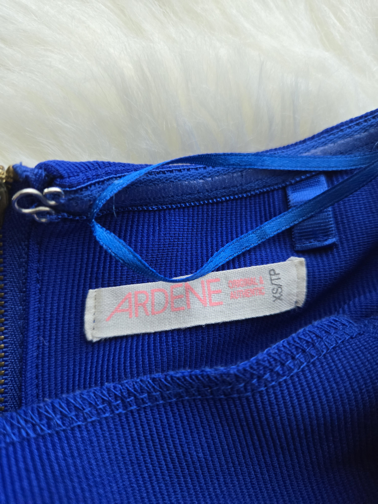 Ardene Blue Strapless Mini Dress - XS - photo 2