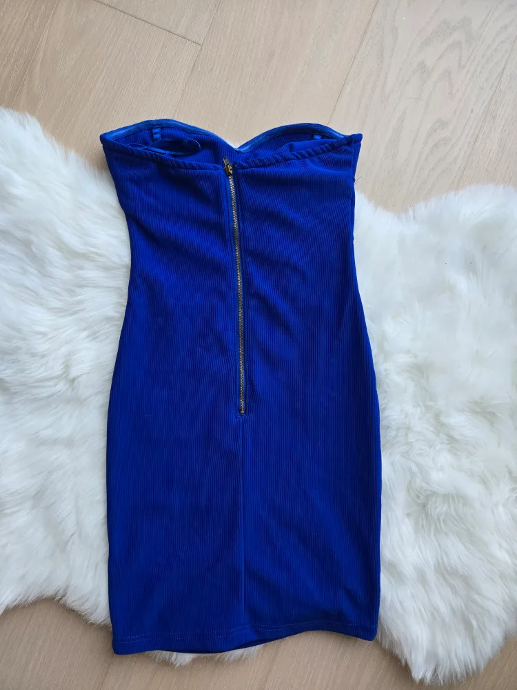 Ardene Blue Strapless Mini Dress - XS image indicator(3)