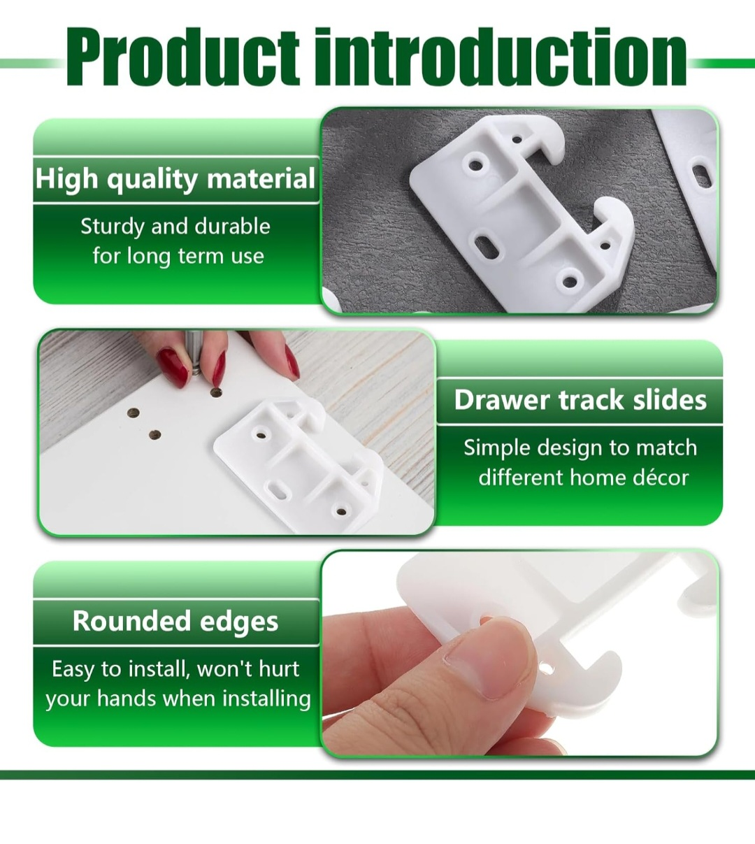 15 Plastic Drawer Slide Accessories(pick up before friday) - photo 2