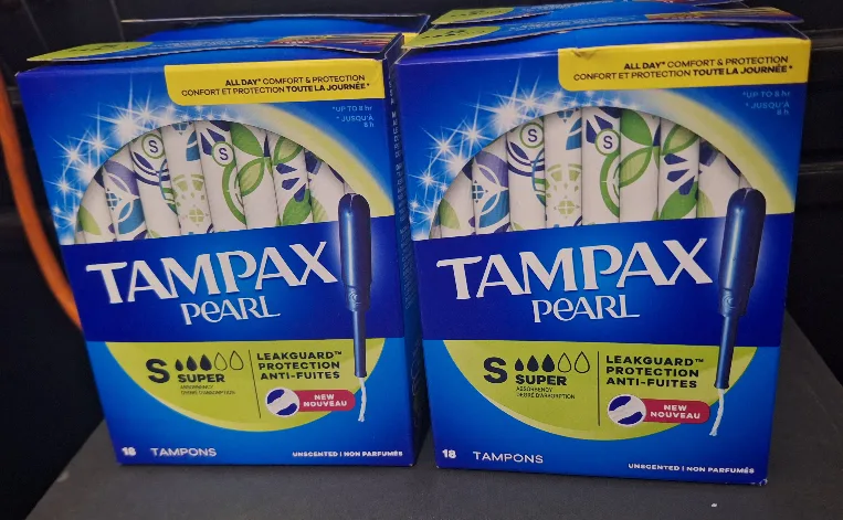 Tampax Pearl Tampons, with LeakGuard Braid, Super Absorbency, image indicator(7)