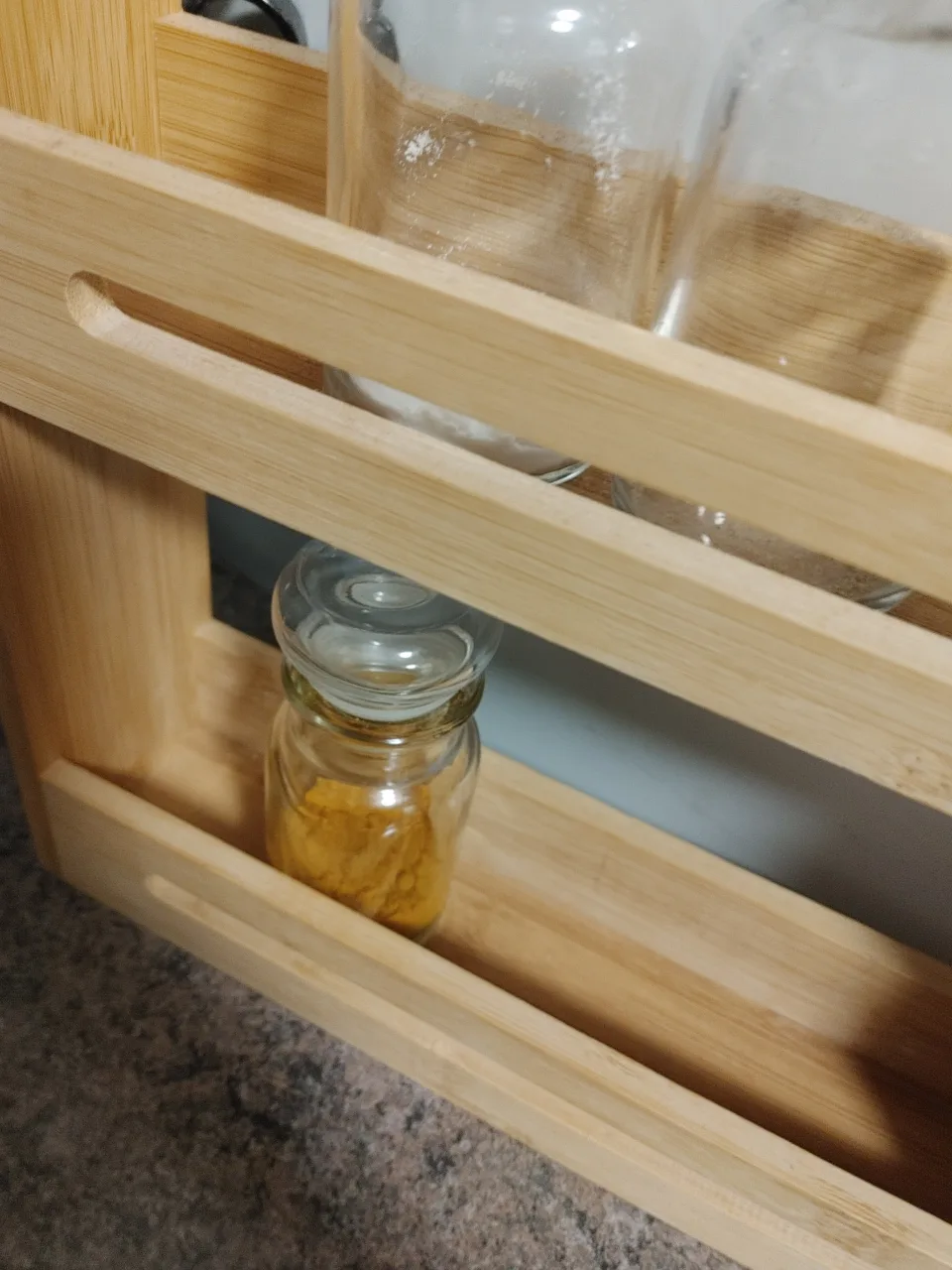 Bamboo Spice Rack Organizer New image indicator(4)
