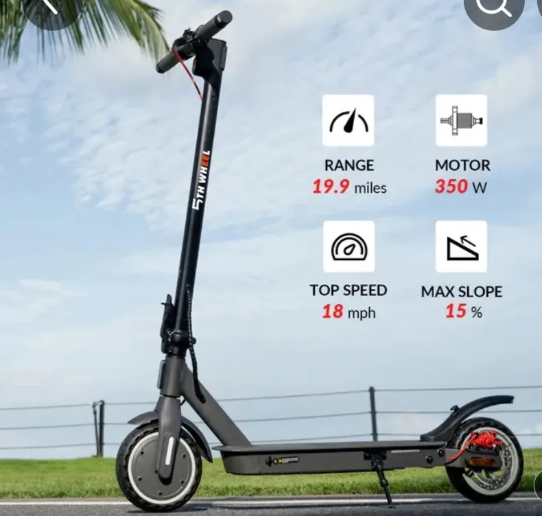 5TH WHEEL Electric Scooter - Powerful Motor thumbnail