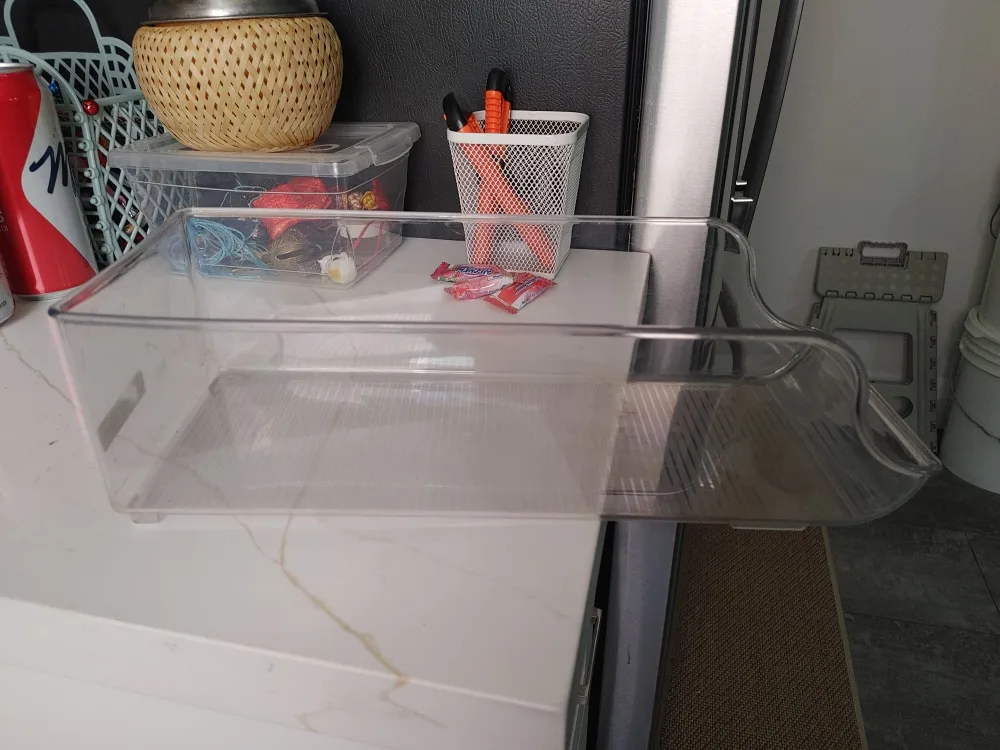 Clear Fridge Organizer Bin thumbnail