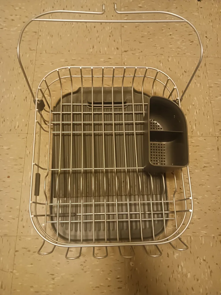 Dish Drying Rack with Utensil Holder thumbnail