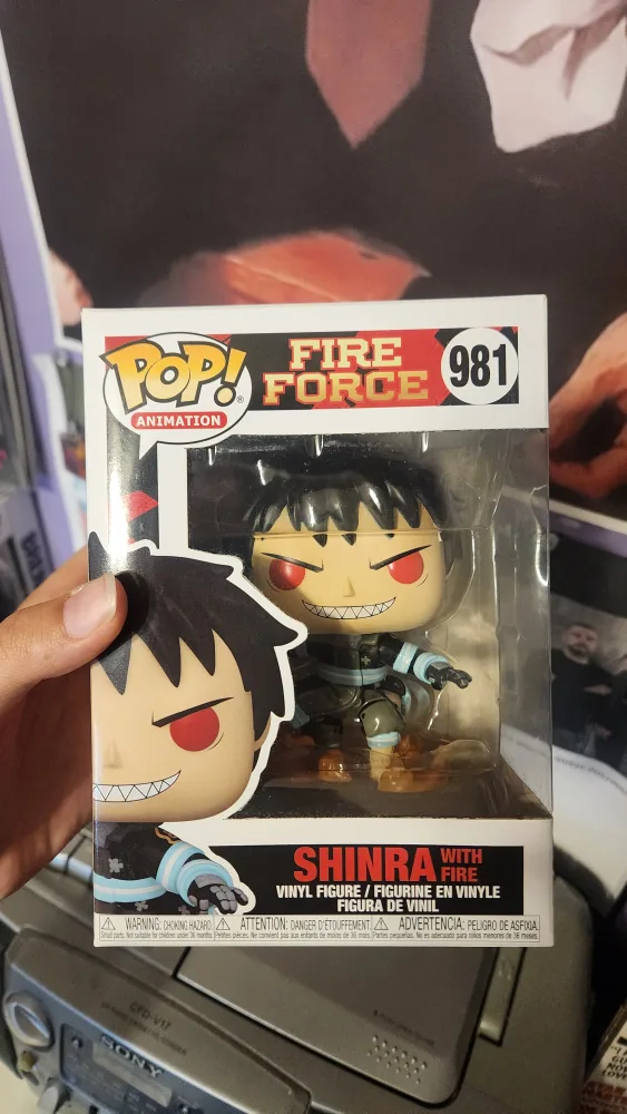 Funko Pop! Animation Fire Force - Shinra with Fire #981 thumbnail