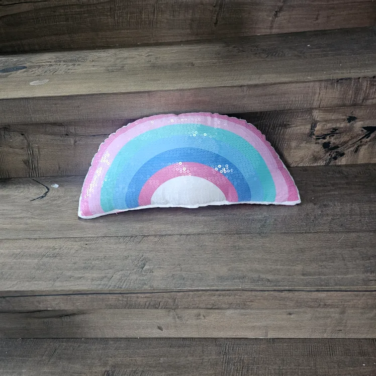 Rainbow Sequin Pillow thumbnail