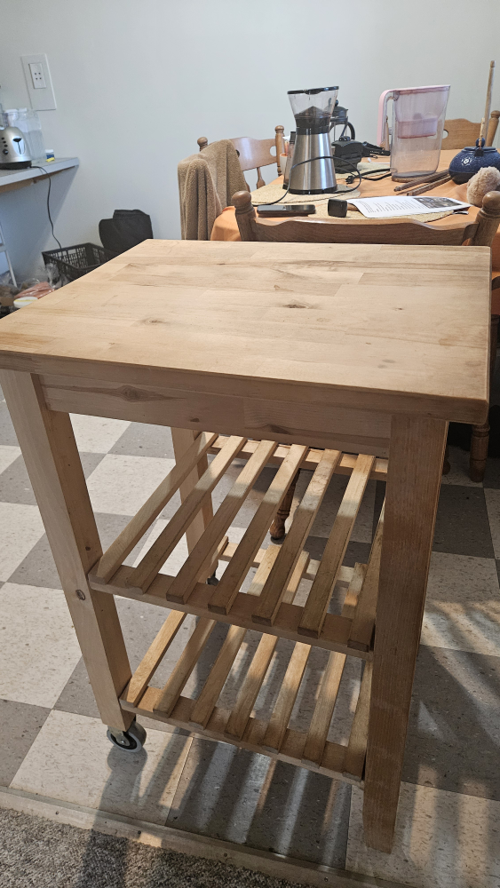 Wooden Kitchen Cart with Wheels - photo 4