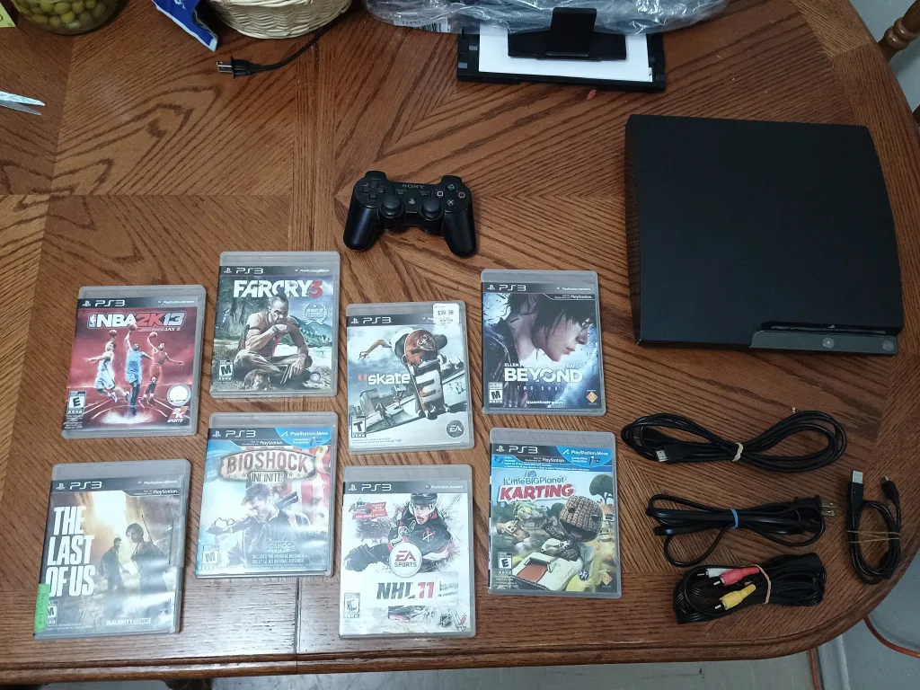 PS3 + 10 Games – Fully Working – $149.99 thumbnail