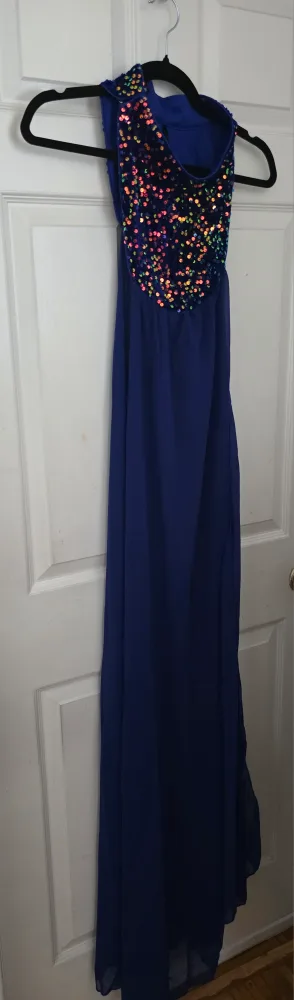 Unithorse Blue Sequin Dress - Size 4XL image indicator(2)