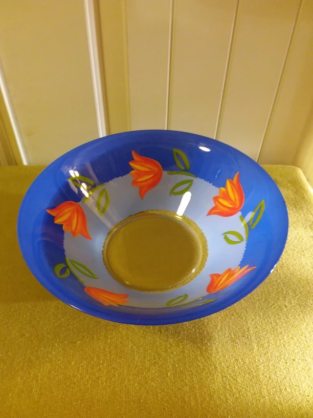 🍜 ➡️ Lrg Size - Floral Serving Bowl  🍜