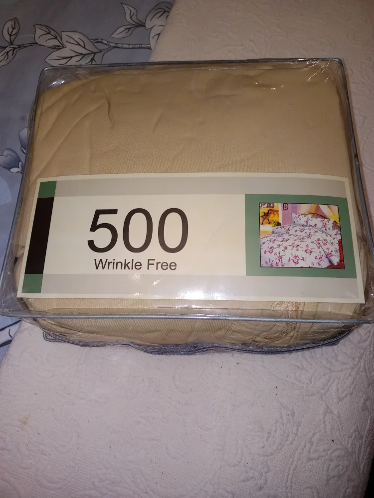 Queen Sheet Set - Beige - New thumbnail