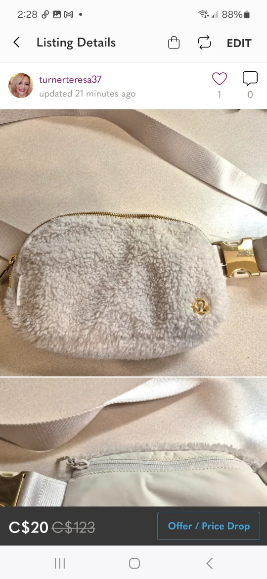 Lululemon Everywhere Belt Bag Fleece thumbnail