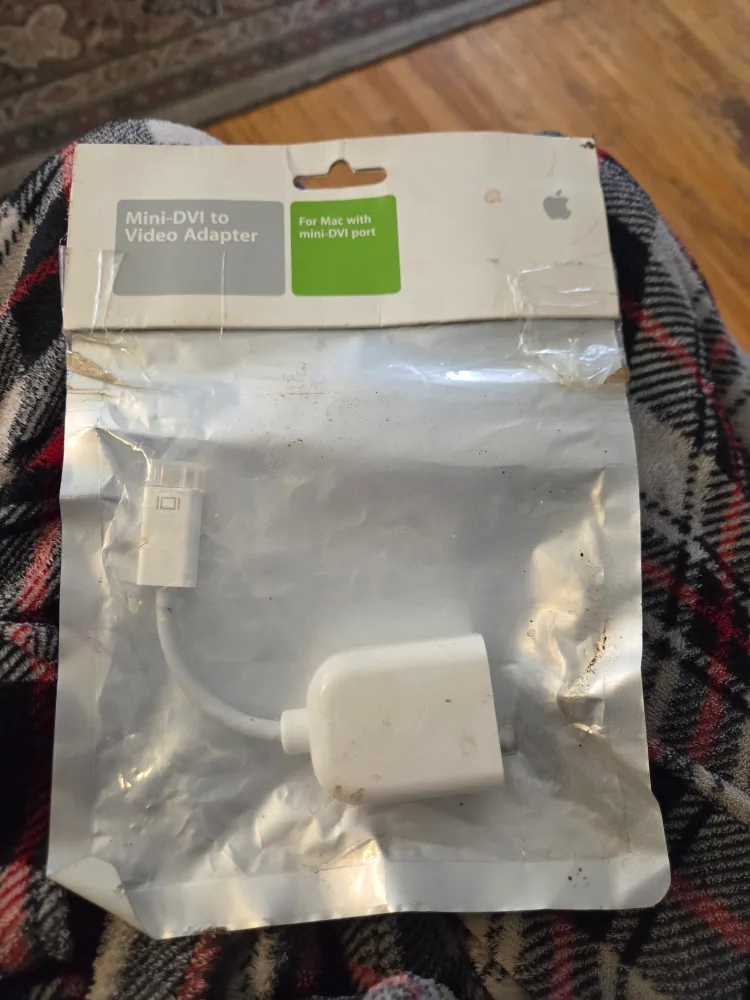 Apple Mini-DVI to Video Adapter - New in Package thumbnail