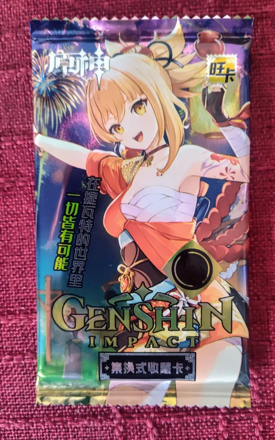 Genshin Trading Card Pack (1 PACK)  5 cards in the pack thumbnail