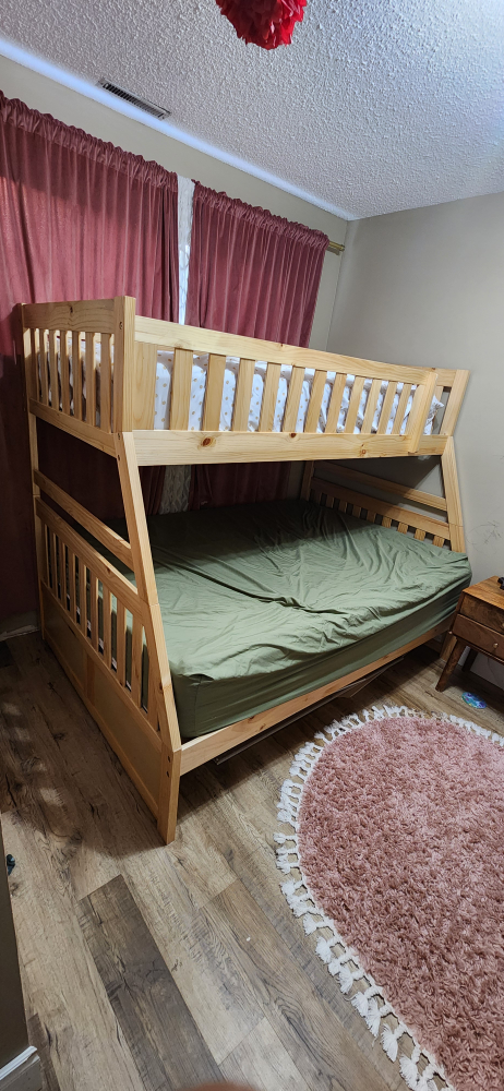 Harriet Bee Rosemarie Twin Over Full Bed