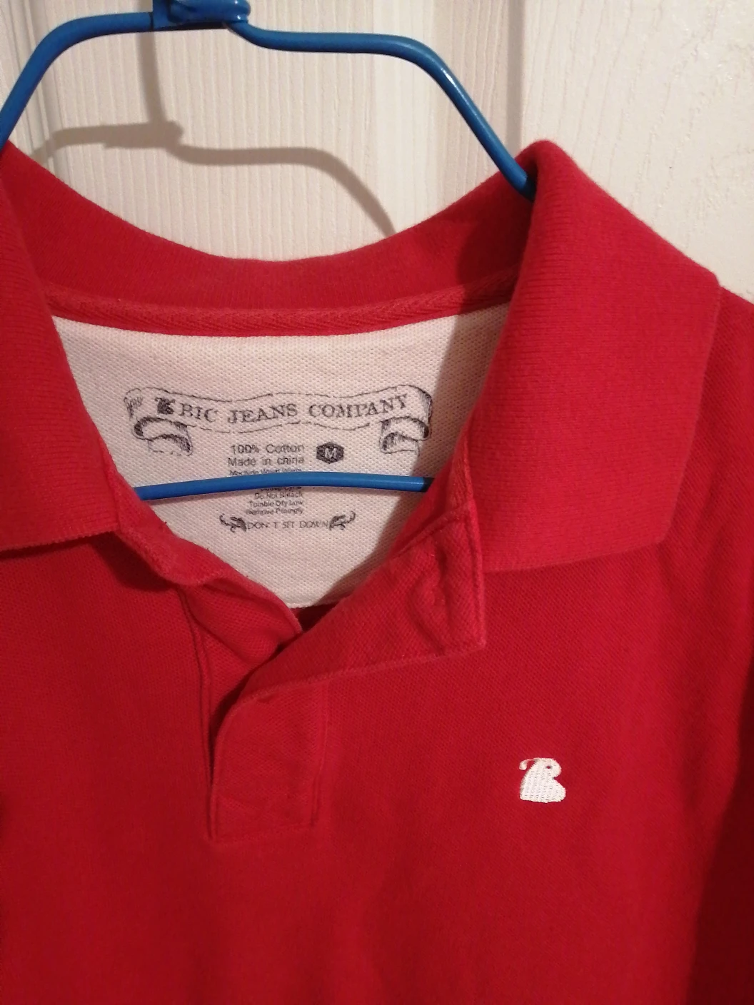 Eric Jeans Company Red Polo Shirt - photo 2