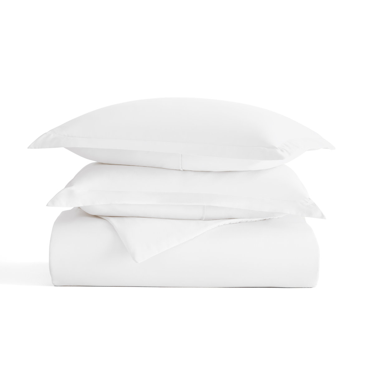 3-Piece White Duvet Cover Set (Full/Queen) - photo 5