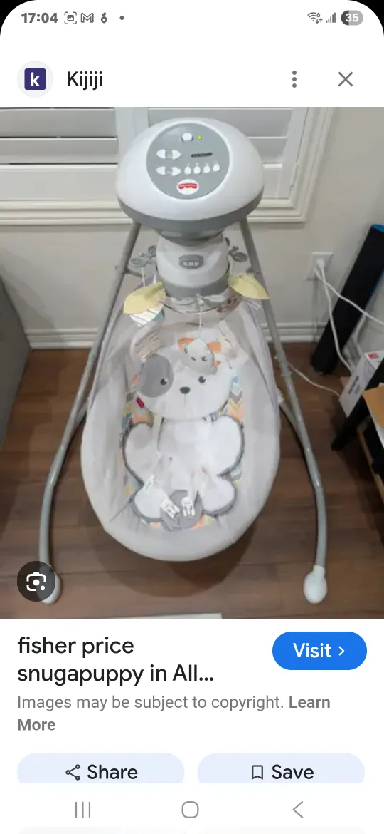 Cradle 'n Swing Fisher-Price Dots & Spots image indicator(7)