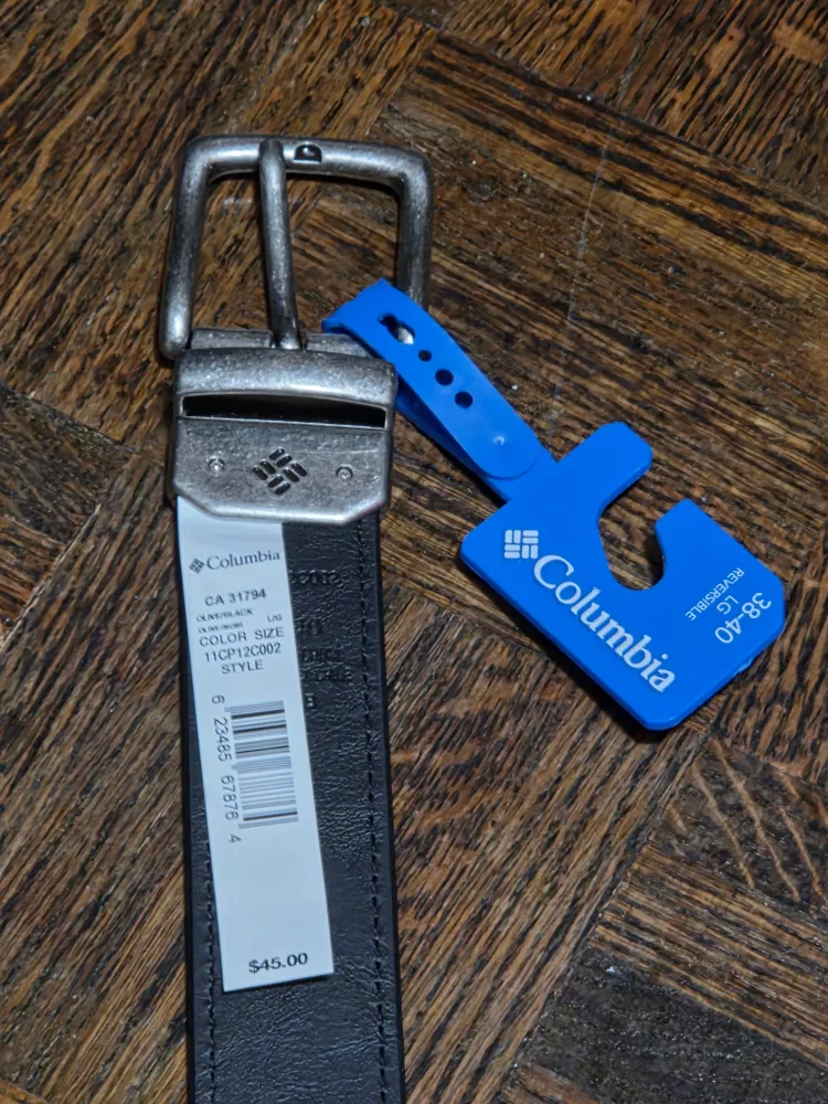 NEW IN TAGS Columbia Reversible Belt, Size 38-40 Large image indicator(2)