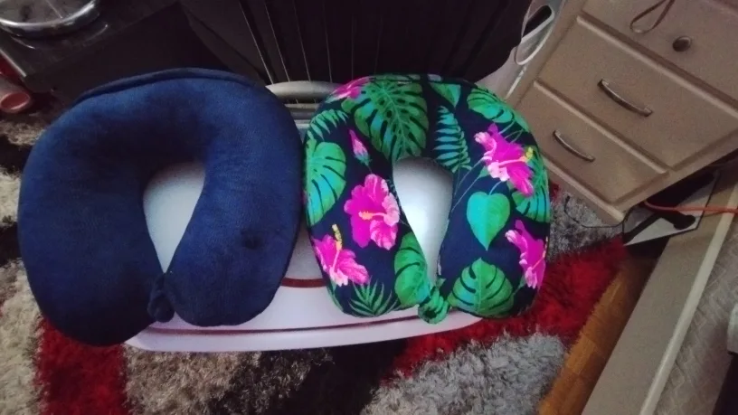 Travel Neck Pillows - Blue & Floral thumbnail