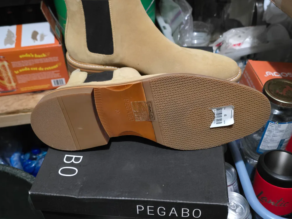 Pegabo Esham- Beige Chelsea Boots - Size 43 image indicator(2)