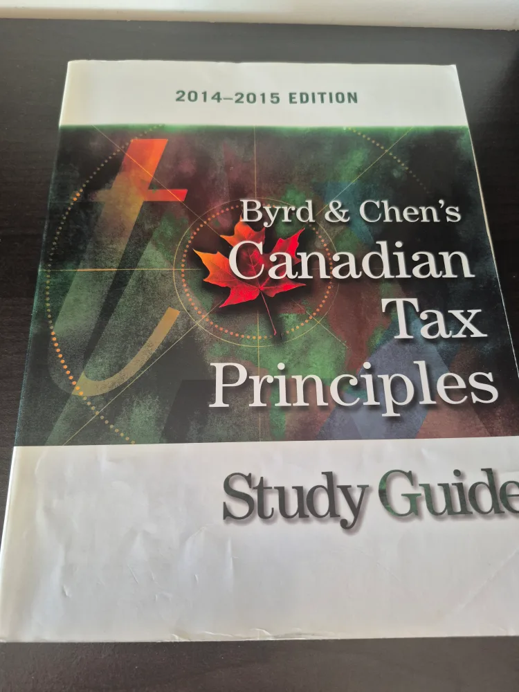 Byrd & Chen's Canadian Tax Principles 2014-2015 Edition thumbnail