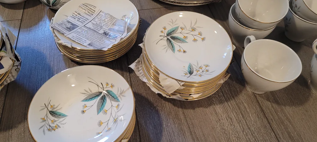 Vintage Swinnertons Straffordsmire China set 55pcs image indicator(4)